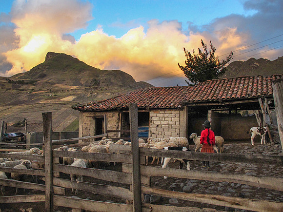 Andes Ranch at Sunset