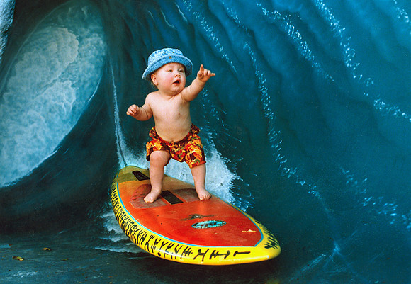 Surfing Baby