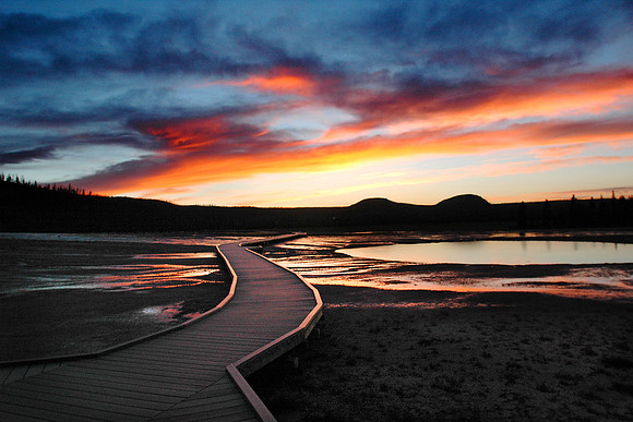 Yellowstone Sunset