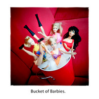 bucket of barbies