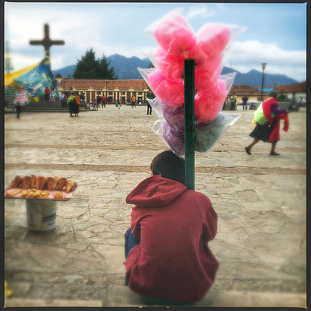 Cotton Candy Seller, Chiapas.