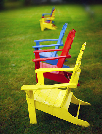 Adirondack Chairs, Maine.