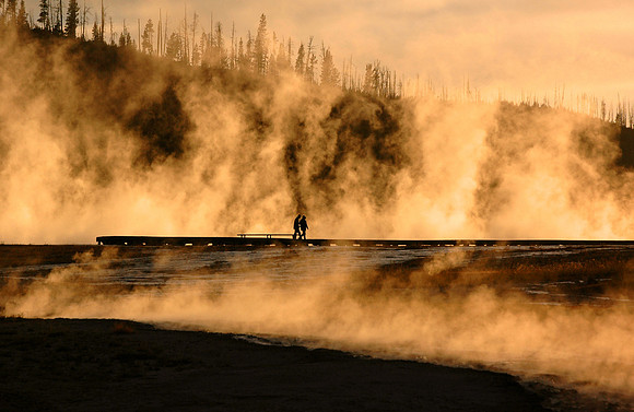 Middle Geyser Basin, Yellowstone.