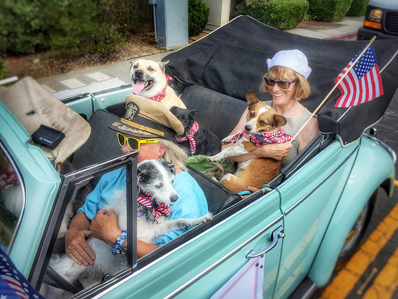 Fourth of July Parade, Tiburon, CA.
