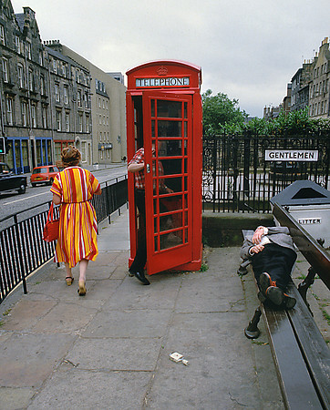 Street Scene, Edinburgh, Scotland.