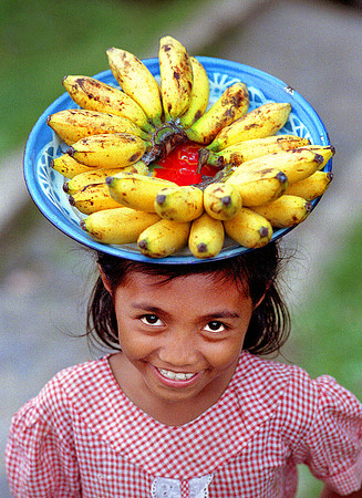 Banana Seller, Bali.