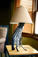 Gracie with Lamp